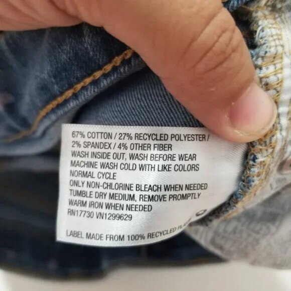 🔴 Cat and Jack little girl heart print denim shorts size M (8) (F20) - Picture 7 of 10